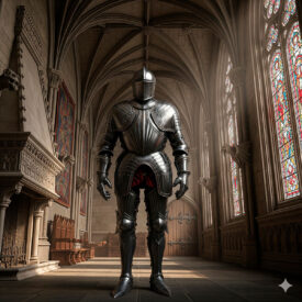 armure gothique la forge du style et la defense du chevalier du xve siecle 275x275 - Plastrons et cuirasses : l'évolution, les types et l'art de protéger le torse dans les armures