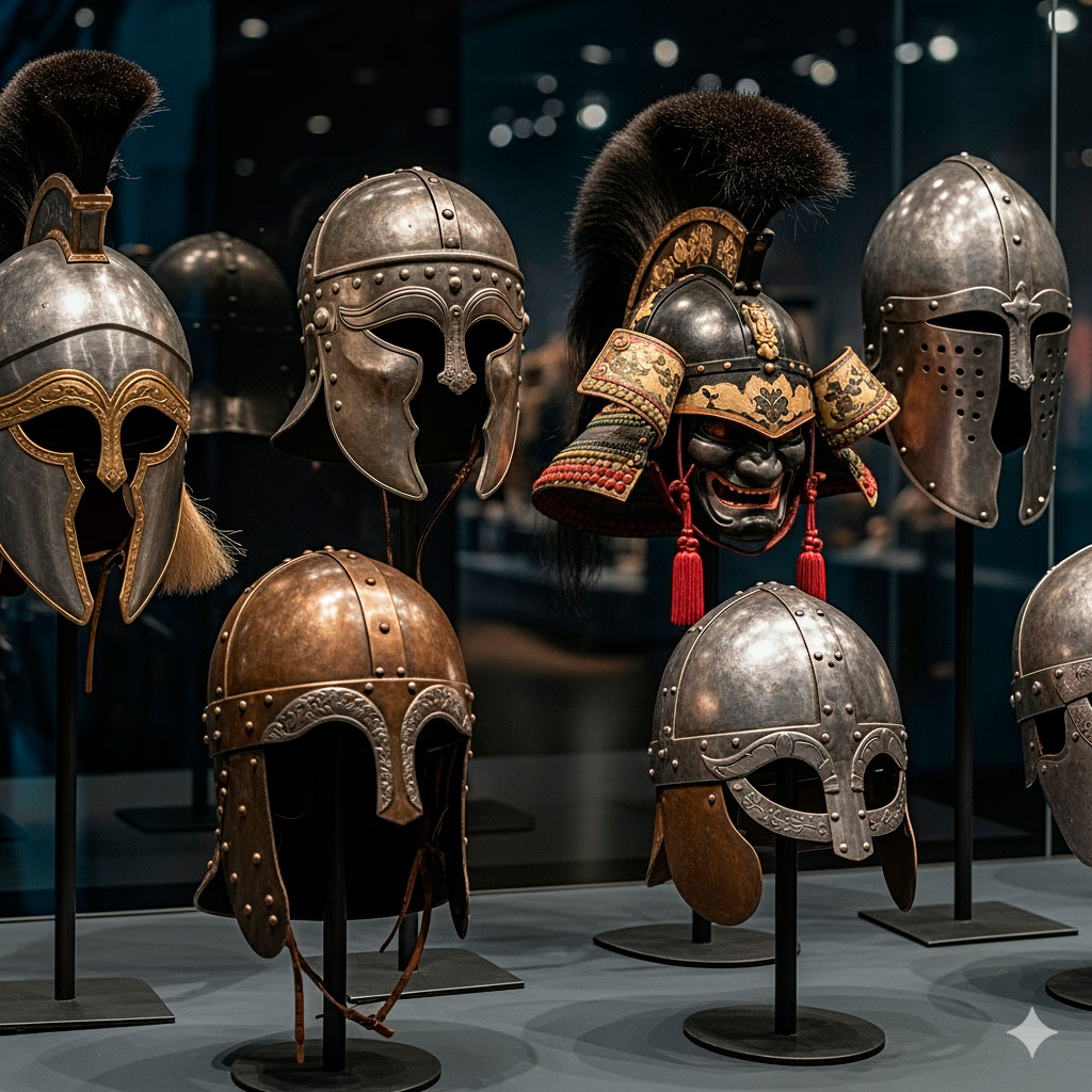 casques de guerriers histoire types et repliques qui honorent les combattants - Casques de guerriers : histoire, types et répliques qui honorent les combattants