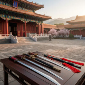 decrypter la lame un voyage complet dans le monde fascinant des epees chinoises 275x275 - Affûtage des katanas : guide complet pour affûter, polir et entretenir votre katana
