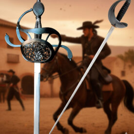 epees de zorro histoire forge et le symbolisme de larme qui definit le heros masque 275x275 - Boucles d'oreilles médiévales : histoire, matériaux et symboles qui racontent le Moyen Âge
