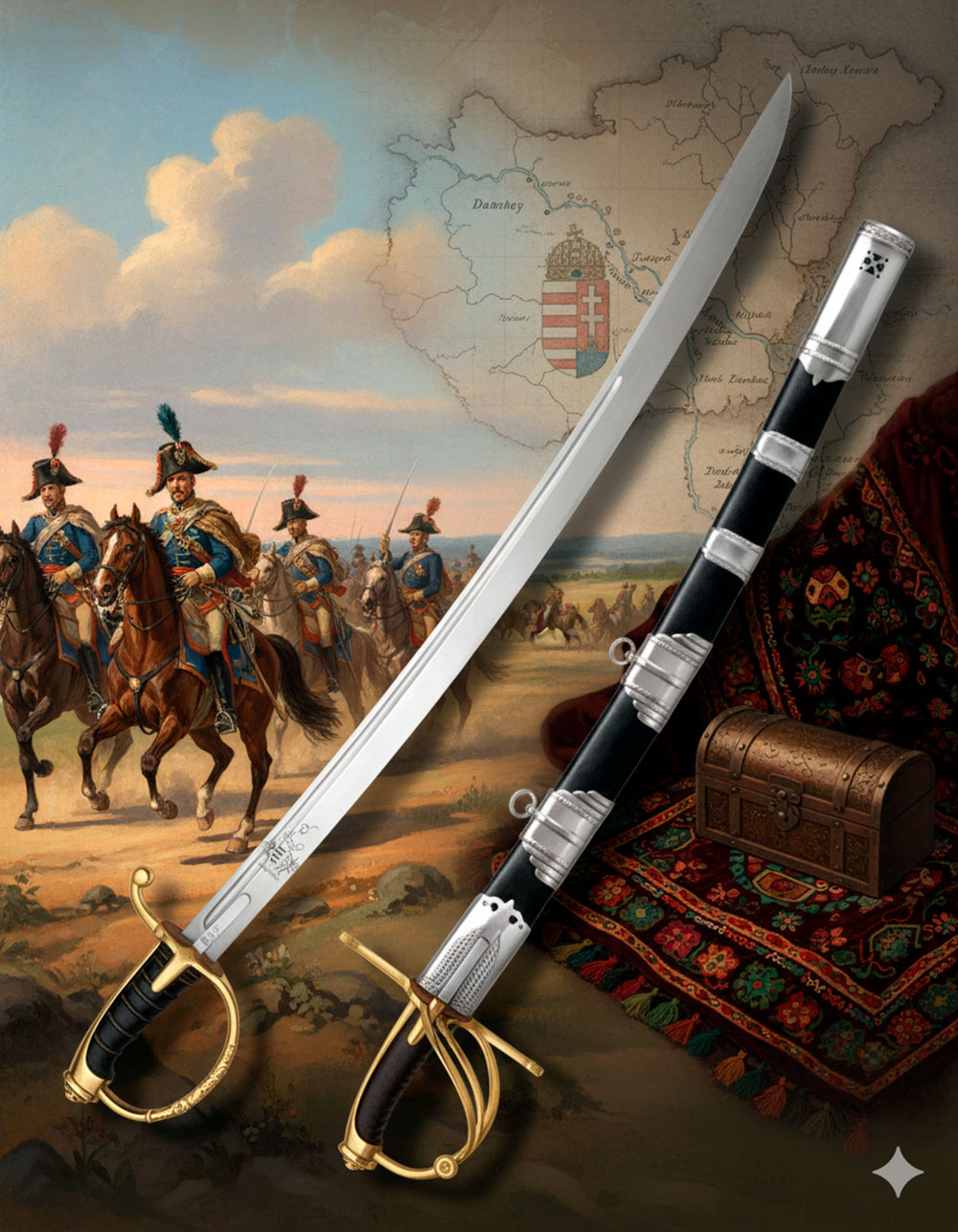 sabres hongrois histoire techniques et repliques du sabre de hussard - Sabres hongrois : histoire, techniques et répliques du sabre de hussard