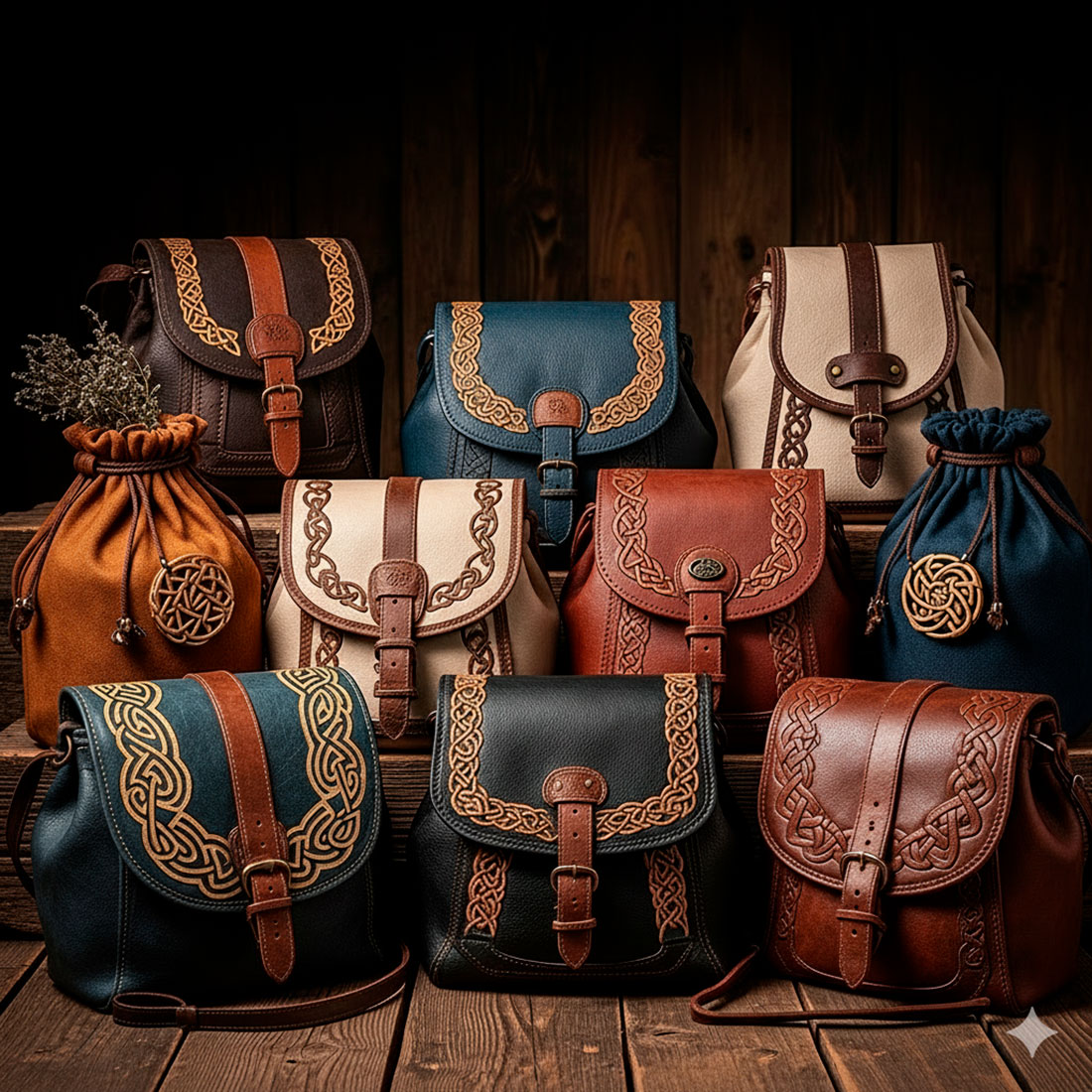 sacs celtiques vikings et medievaux histoire symboles et techniques de fabrication - Sacs celtiques, vikings et médiévaux : histoire, symboles et techniques de fabrication