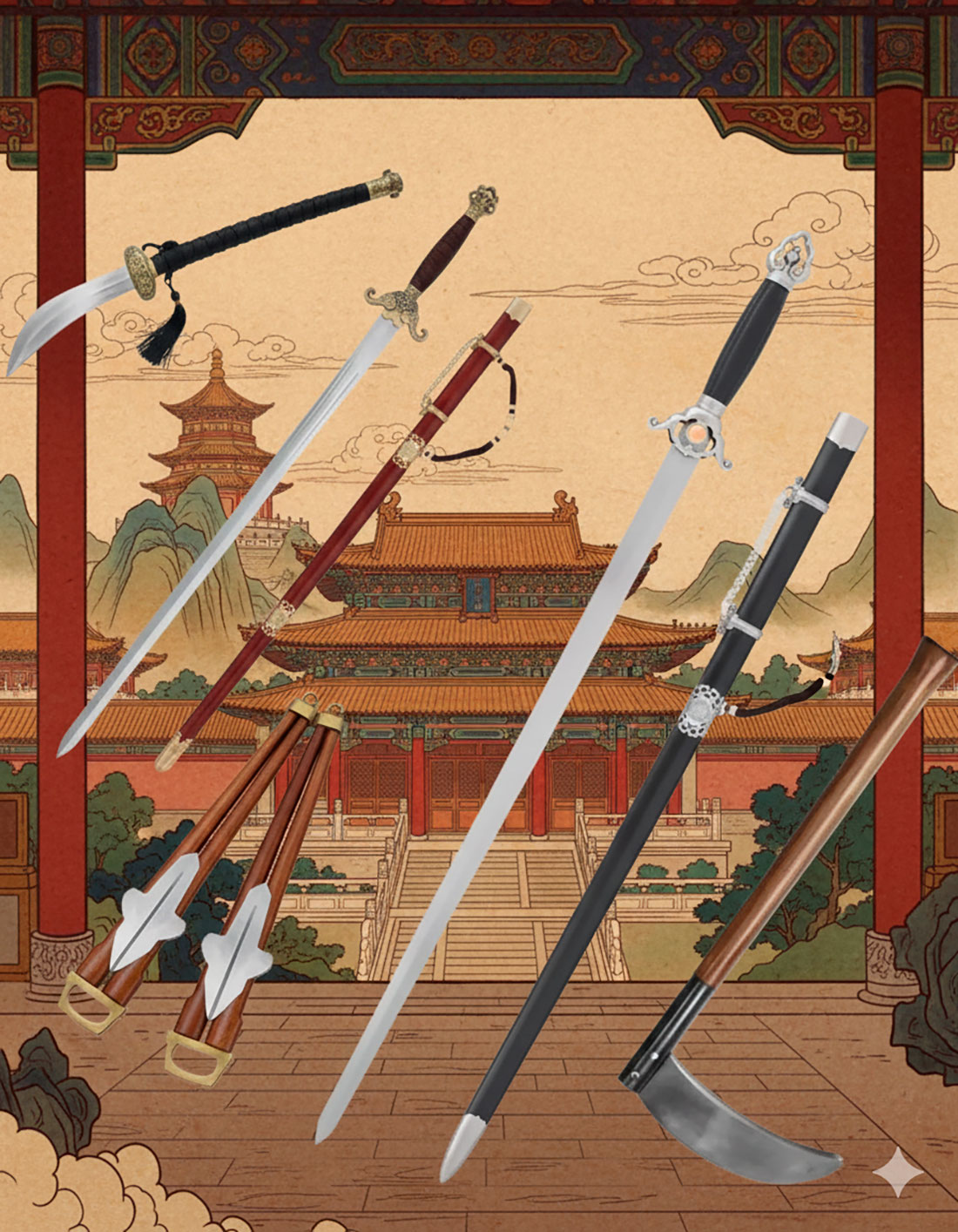 armes chinoises pour le tai chi et le kung fu guide essentiel du jian du dao et dautres armes traditionnelles - Armes chinoises pour le Tai Chi et le Kung Fu : guide essentiel du Jian, du Dao et d'autres armes traditionnelles