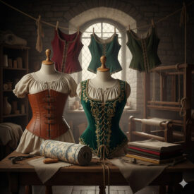 corselets et corsets de la cuirasse intime au symbole de style 275x275 - T-shirts Médiévaux : Un Voyage dans le Passé avec Style et Confort