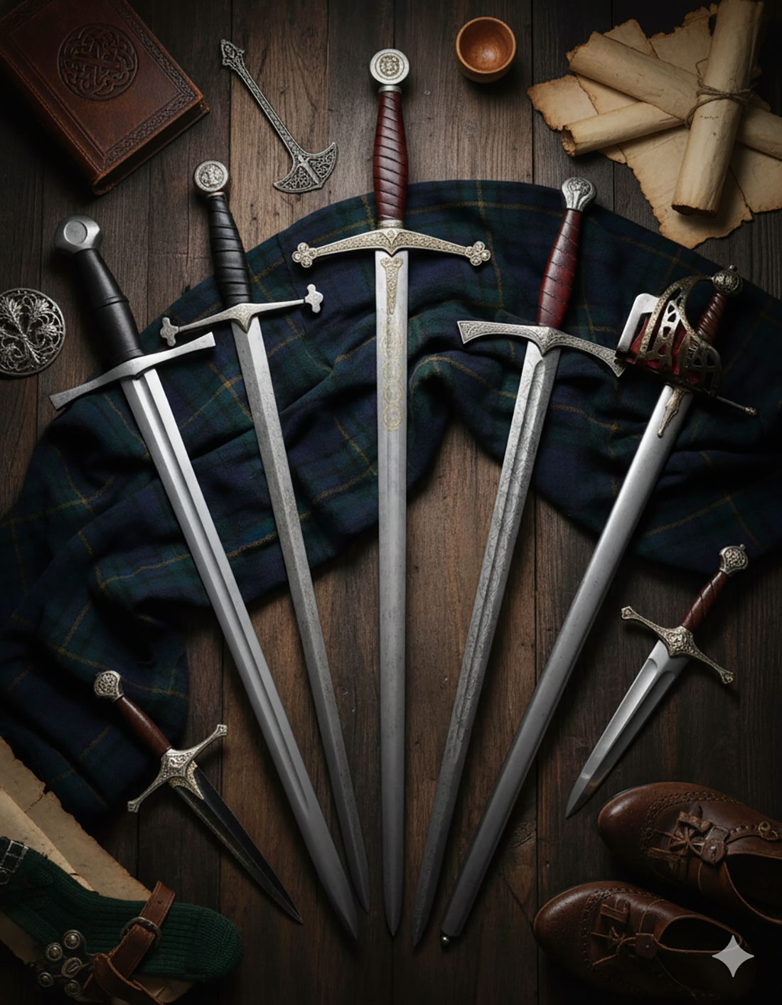 epees ecossaises lame des highlanders et leur heritage de combat - Épées Écossaises : L'Âme des Highlanders et Leur Héritage de Combat