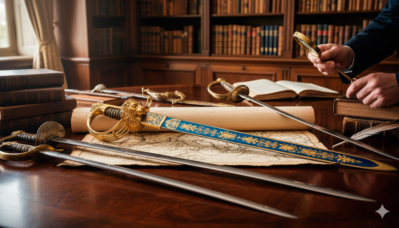 demeler le fil de lhistoire guide definitif pour identifier un authentique sabre napoleonien - Démêler le fil de l'histoire: Guide définitif pour identifier un authentique sabre napoléonien