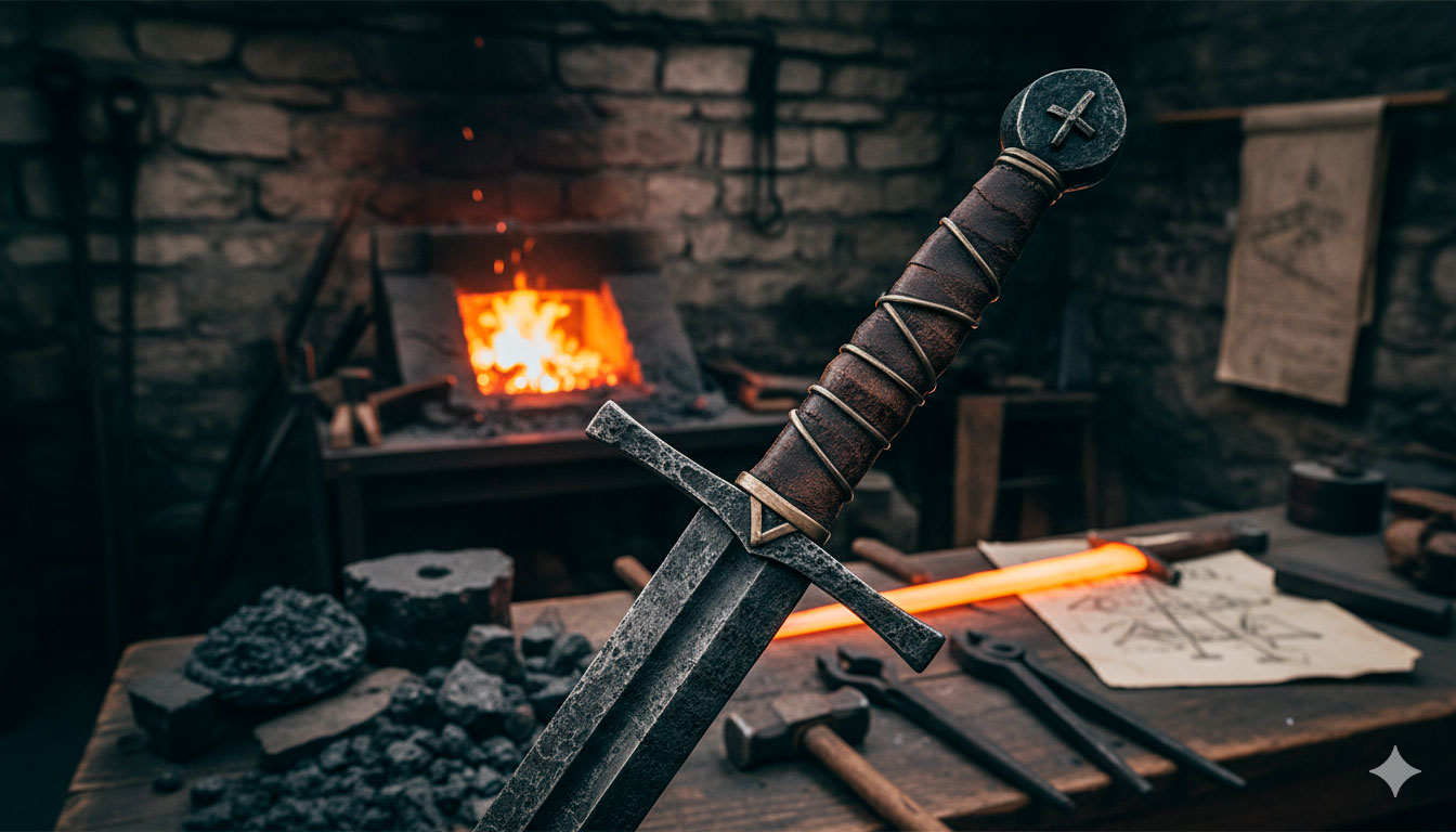 forge et materiaux des epees vikings mythe ou realite historique - Forge et Matériaux des Épées Vikings : Mythe ou Réalité Historique ?