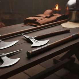 forger la legende un guide epique pour choisir votre hache de cavalerie medievale 275x275 - Armures Médiévales Décoratives : Quand l'Acier Devient Art et Symbole