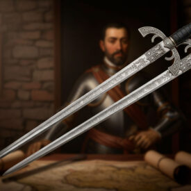 comment identifier une epee de qualite du grand capitaine guide essentiel pour les collectionneurs 275x275 - &Eacute;p&eacute;es &agrave; pommeau de disque : histoire, typologie et guide pour comprendre leur conception et leur &eacute;quilibre