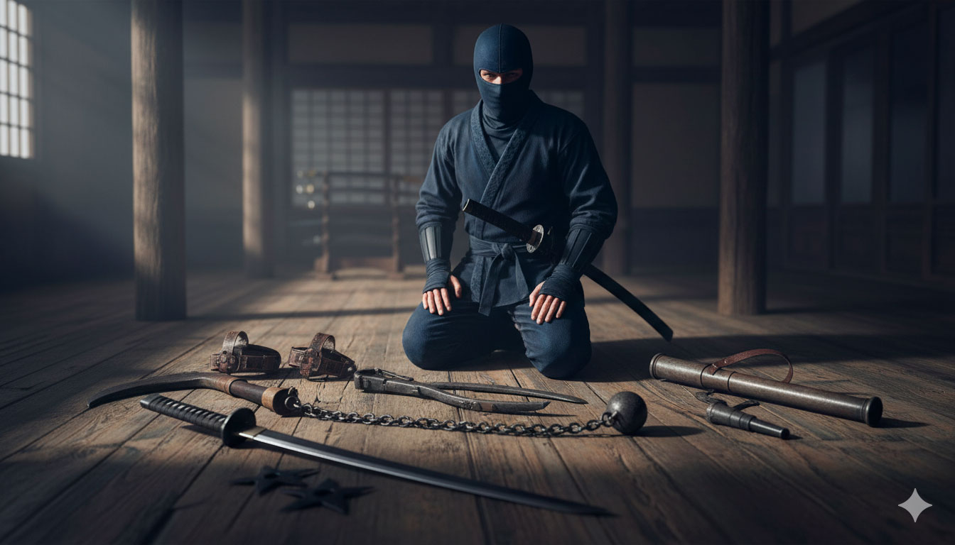 larsenal du silence armes secretes des ninjas a lere sengoku - L'arsenal du silence : armes secrètes des ninjas à l'ère Sengoku